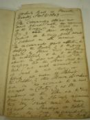 NAPOLEONIC WARS : Manuscript Orderly Book of the Penwith [West Cornwall] Cavalry, Sept.