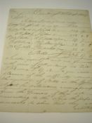 FRENCH WARS : A large and important collection of pre-adhesive letters relating to the French Wars