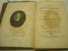 FLEURY, Claude - The Manners of the Antient Israelites,:portrait,  org. publs.bds., 8vo., 4th edn.
