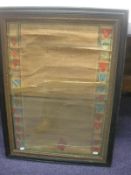 MAGNA CARTA : John Pine - hand coloured engraving - early 19th cent, (glass broken).