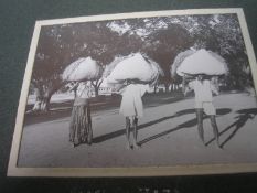 NORTHERN INDIA : Colonial photograph album, org. cloth, oblong 4to, c1900s.