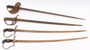 A British Officer's dress sword:,