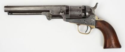 A 5 shot .31 calibre Colt model 1849 pocket percussion single action revolver:, the 15.