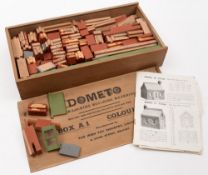 A Dometo Interlocking Building Material set, by The Irish Toy Industry Limited, Belfast:, Box A1,