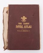 An Edwardian edition 'The Handy Royal Atlas', W & A K Johnson Ltd, 1908:,