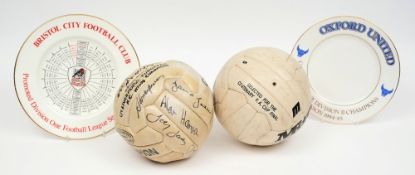 A Liverpool European Champions 1977-78 season signed football,