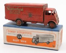 A Dinky Guy Van (514) in Slumberland livery, boxed:.