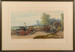 Harris after Henry Alken-
Fore's Steeple Chase Scenes:
set of six coloured engravings, plates 1 - 6,