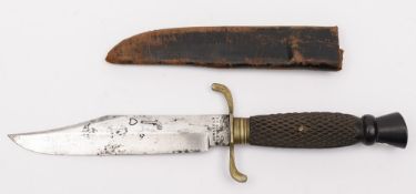 A small 19th century hunting dagger by Jonathan Crookes:,