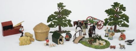 Britains and others, a collection of farm series  figures,