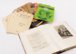 Of Theatrical Interest-  An album of photographs and signatures, Theatre programs etc:,