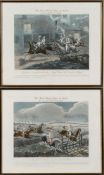 After Alken and Harris - A series of four coloured engravings entitled 'The First Steeplechase on