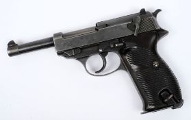 A de-activated WWII period Walther 9mm P38:,