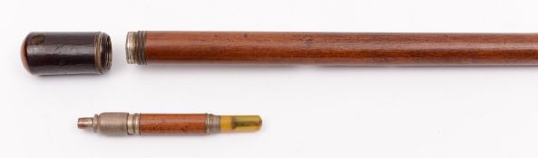 A Victorian smoker's walking cane:,