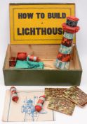 An early 20th century 'How to build a lighthouse' set:,