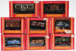 Eight various Hornby goods wagons, boxed:.