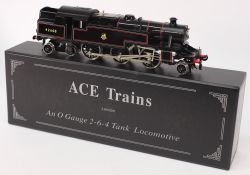 Ace Trains,a 3RE 2-6-4 Stanier tank locomotive No 42608 in BR gloss black livery: boxed.