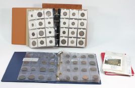 A collection of English hammered silver and milled coins from Saxon times through to Elizabeth II:,
