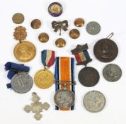 A World War I Medal to 3358 Pte. A. Clayton R. War.