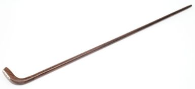 A 19th century rosewood and ivory 'Sunday stick':,