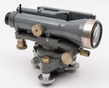 A mid 20th Century Cooke, Troughton & SImms Ltd dumpy level:, marked B350 below government arrow,