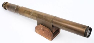 A WWII period Ottway gunsight telescope:, with adjustable magnification and fine adjust focus,