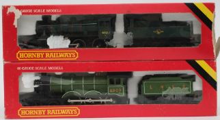 Hornby LNER 4-6-0 B12 locomotive and tender '8509' and BR  2-6-0 locomotive and tender '46521':,