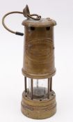 A British Coal Mining Company miner's lamp for Aberaman Colliery number 213133:, 22cm high.