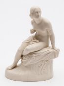 A Copeland parian figure of 'Sabrina': modelled after the original by William Calder Marshall