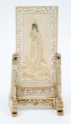 A pair of Chinese carved,