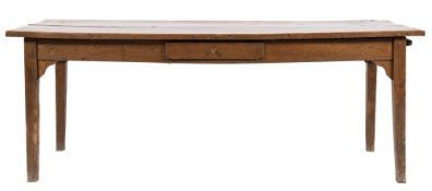 A 19th Century French chestnut farmhouse table:,