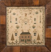 An early 19th century child's needlework sampler: by 'Eliza Bell, Her Work In The Year 1831',