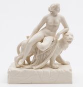 A parian figure group of Ariadne,