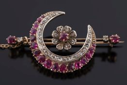 A late 19th century gold, silver,