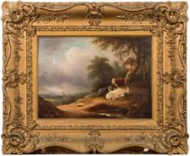 Circle of Benjamin Shipham [1808-1872]-
Cattle resting,