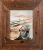 * Anthony Amos [1950-2010]-
Fisherman study:-
signed,