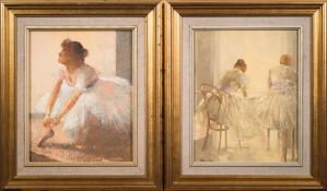 * Peter Miller [1939-2014]-
Study for Seated Dancer;
Dancers Against the Window:-
two,