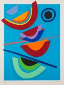 * Sir Terry Frost [1915-2003]-
Blue Circle:-
silkscreen print
signed and numbered 76/125 in pencil