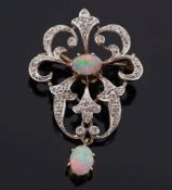 A 9ct White gold,