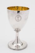 A George III silver vase-shaped wine goblet maker Peter and Ann Bateman, London,