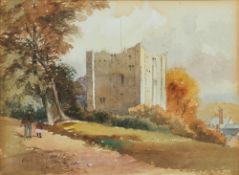 Charles W Fothergill [late 19th Century]- 
Guildford Castle:-
signed with initials and