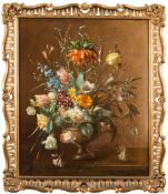* Terence Loudon [1900-1949]-
A still life of Summer flowers:-
signed bottom right
signed and