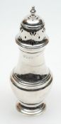 A Birmingham silver sugar castor:.