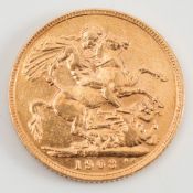 An Edward VII sovereign dated '1903':.