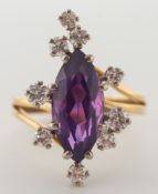 An 18ct gold,
