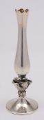 An Elizabeth II Silver specimen flower vase, maker BS, Birmingham,