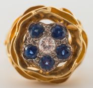 An 18ct gold,