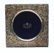 An Edward VII silver-mounted photograph frame, maker Henry Matthews, Birmingham,