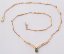 An 18ct yellow gold,