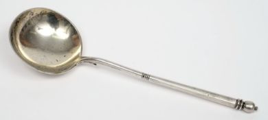 An imperial Russian silver spoon, maker R.M.
